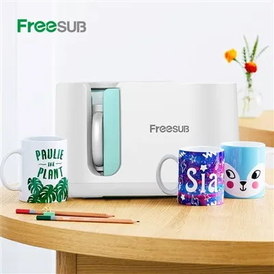 Mașină de sublimare cu presă de căldură pentru cani pneumatice Freesub